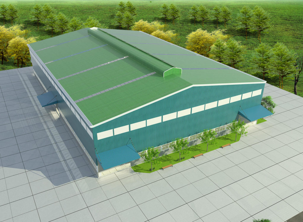 Nhà thép tiền chế đẹp