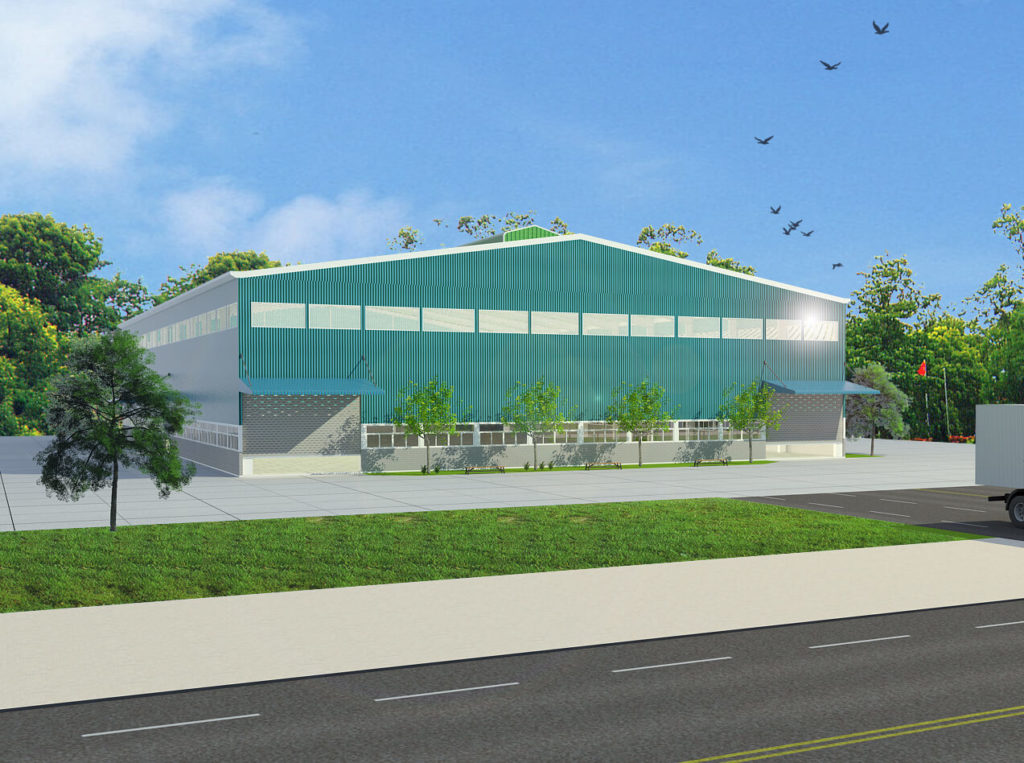 thi công khung kèo zamil Utihouse