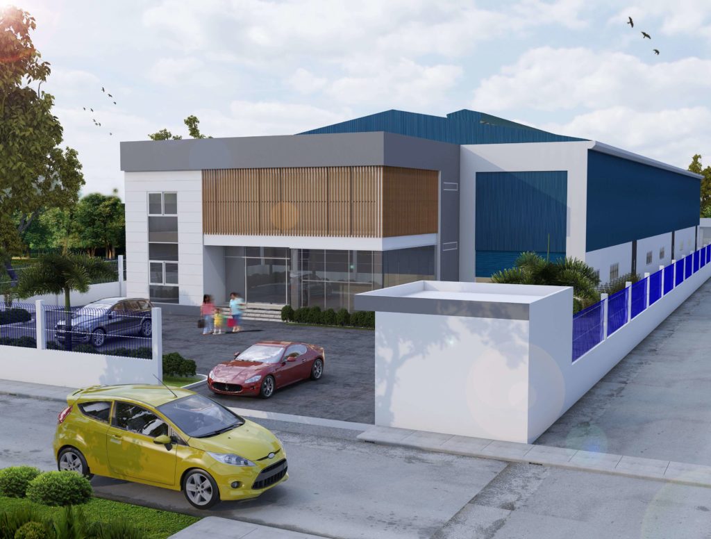 Mẫu nhà xưởng 30x100