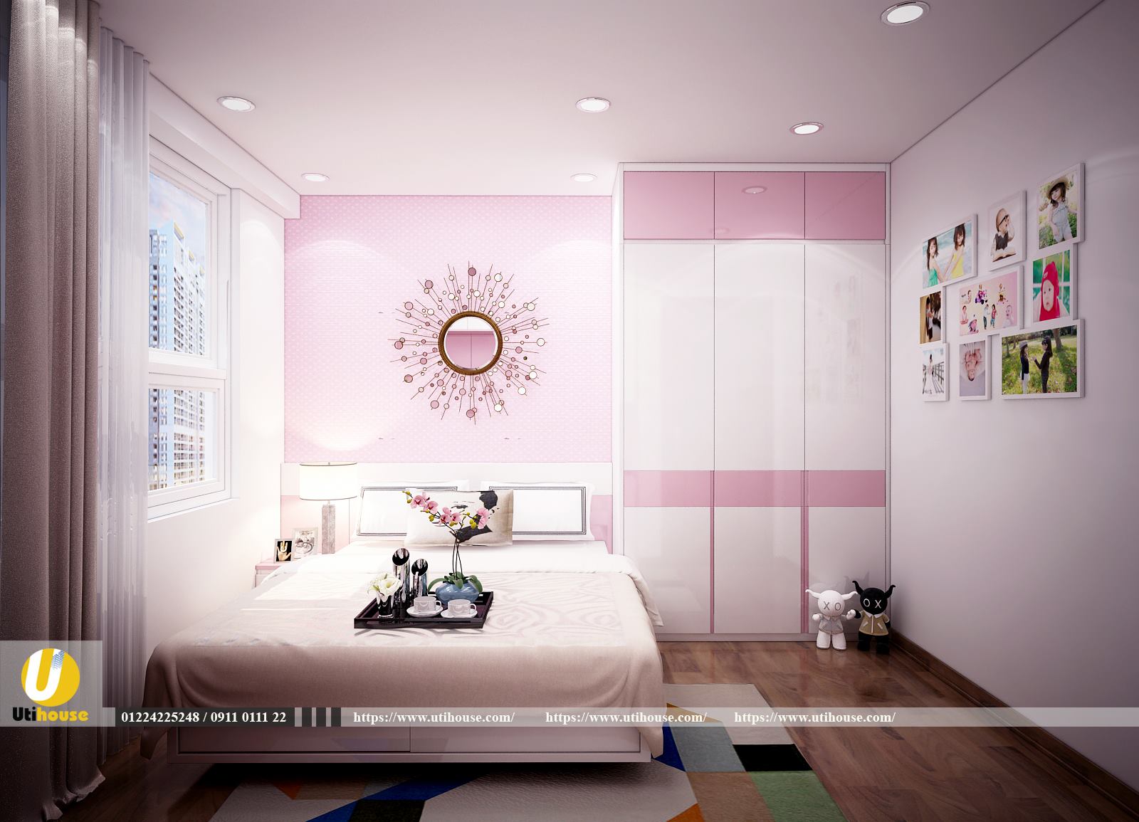 Phòng ngủ con căn hộ richstar Tân Phú