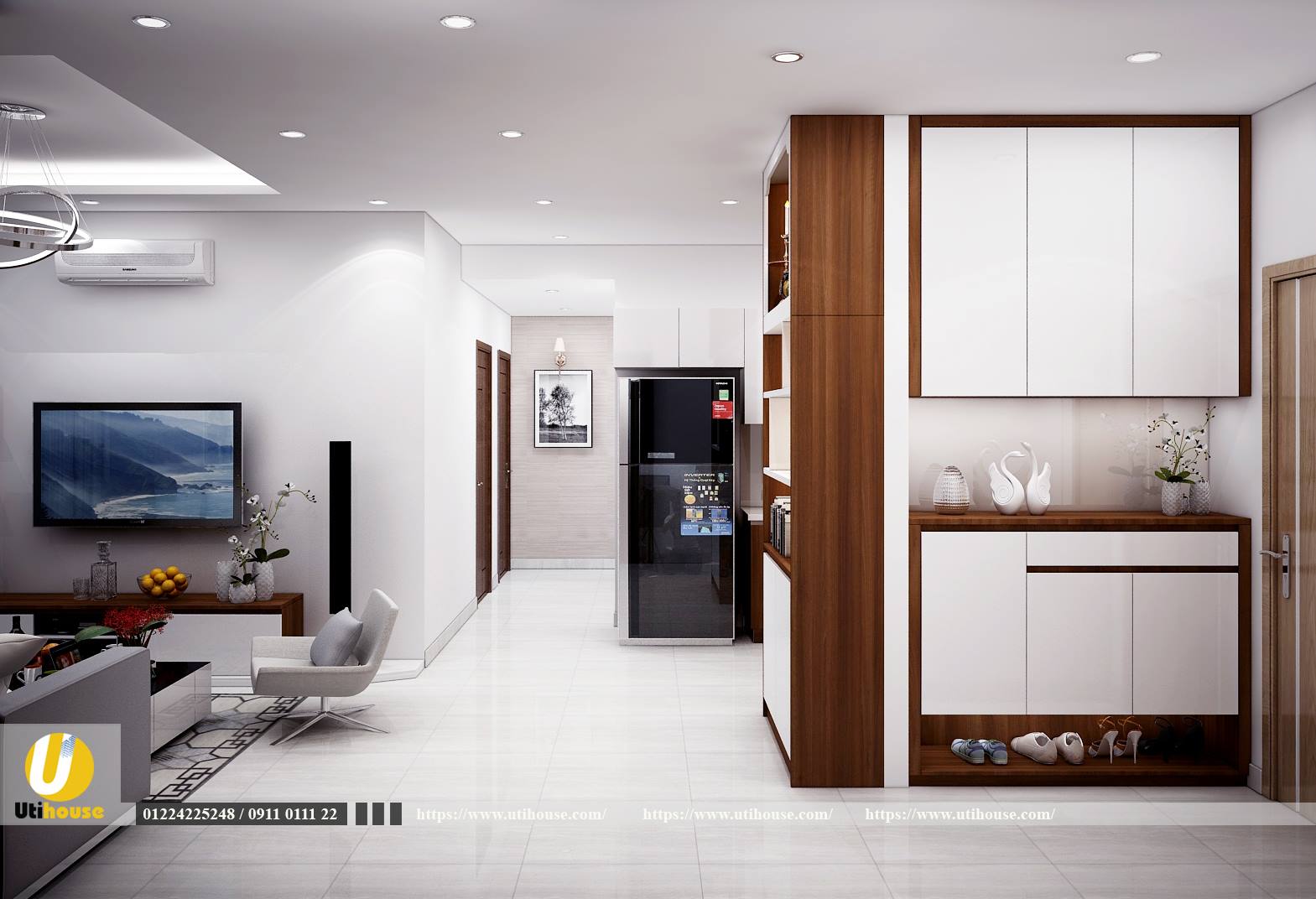 Phòng khách căn hộ richstar tân phú