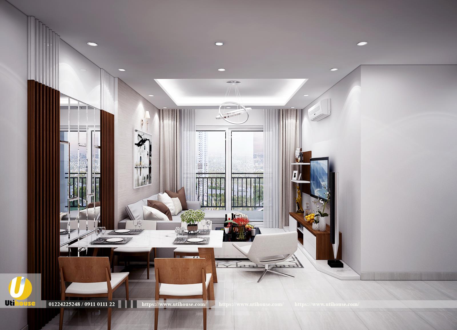 Phòng khách căn hộ richstar tân phú