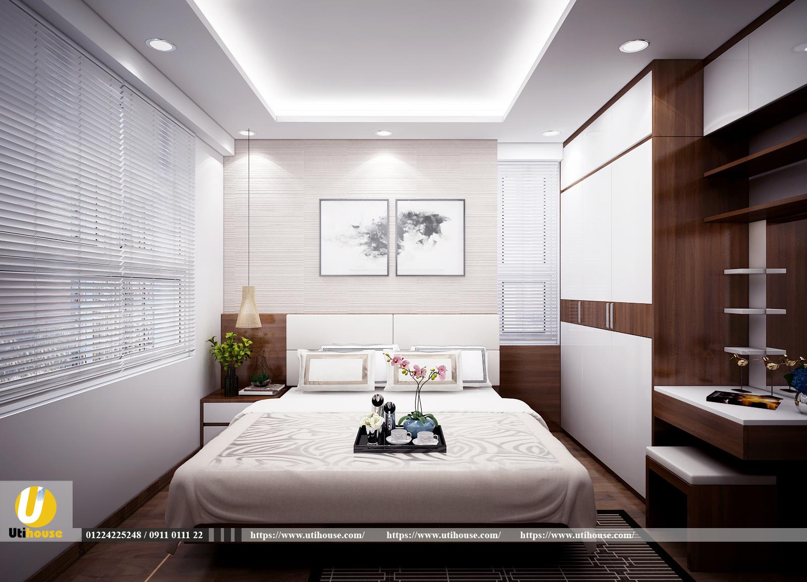 Phòng ngủ master căn hộ richstar Tân Phú