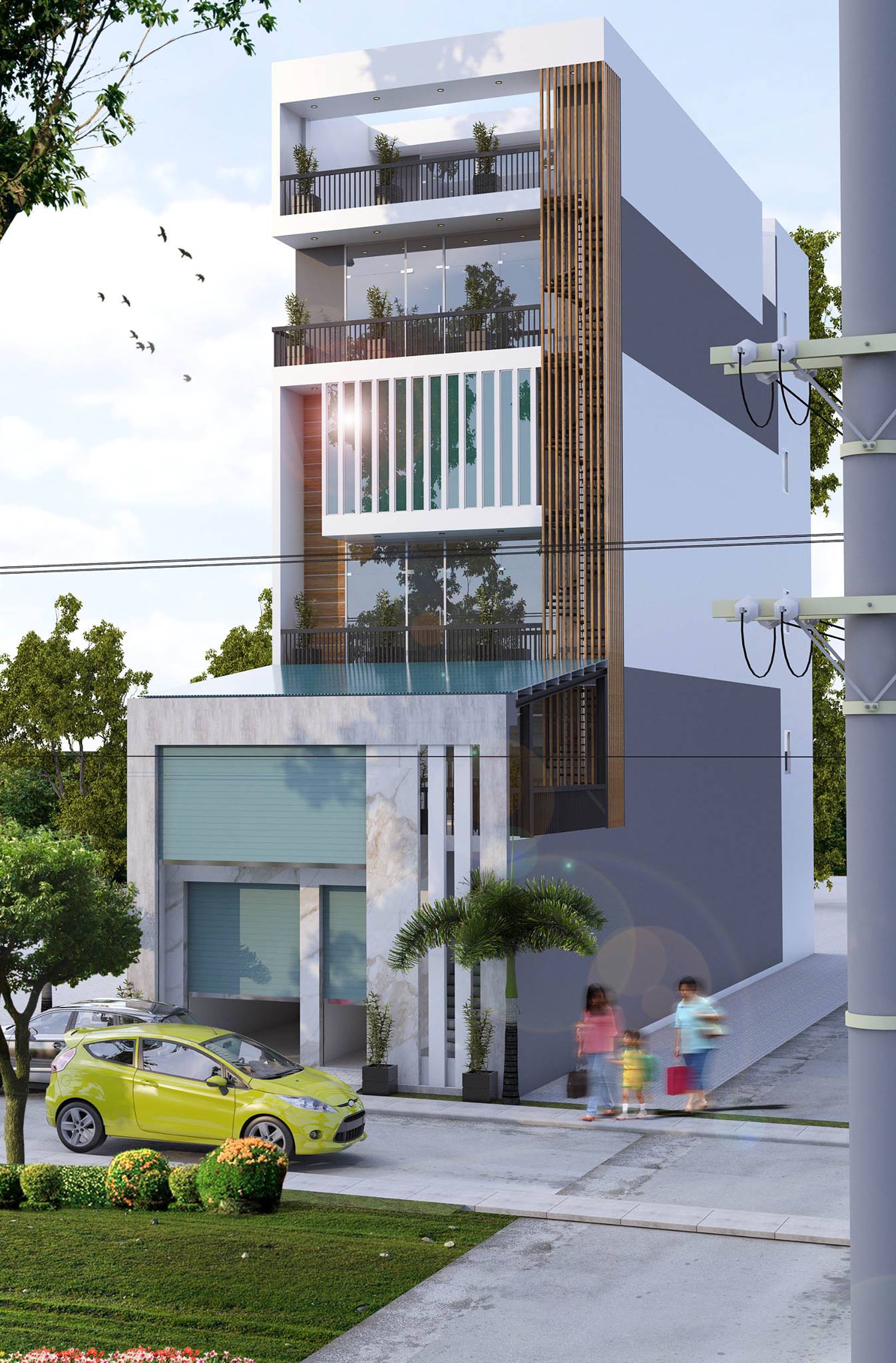 Những mẫu thiết kế nhà phố hiện đại đẹp hiện nay