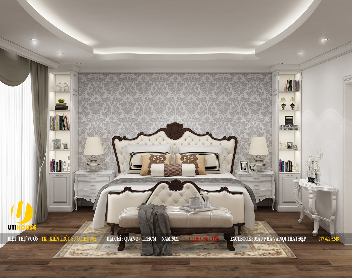 Mẫu thiết kế nội thất căn hộ chung cư 65m2 2 phòng ngủ đẳng cấp