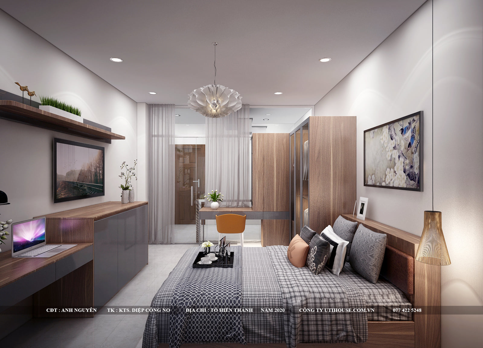 Thiết kế phòng ngủ 10m2 lôi cuốn