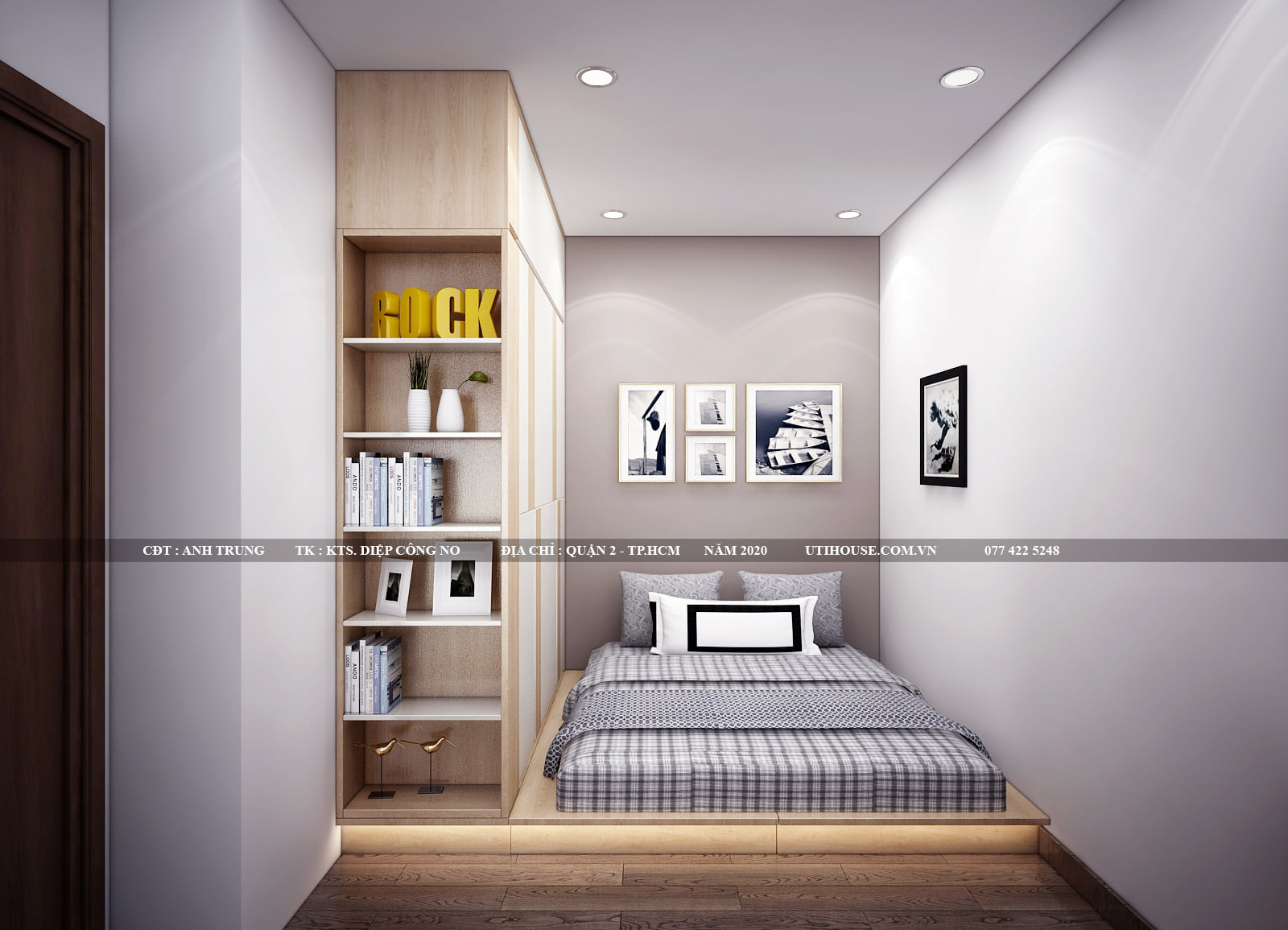 Thiết kế phòng ngủ 18m2 cực thu hút