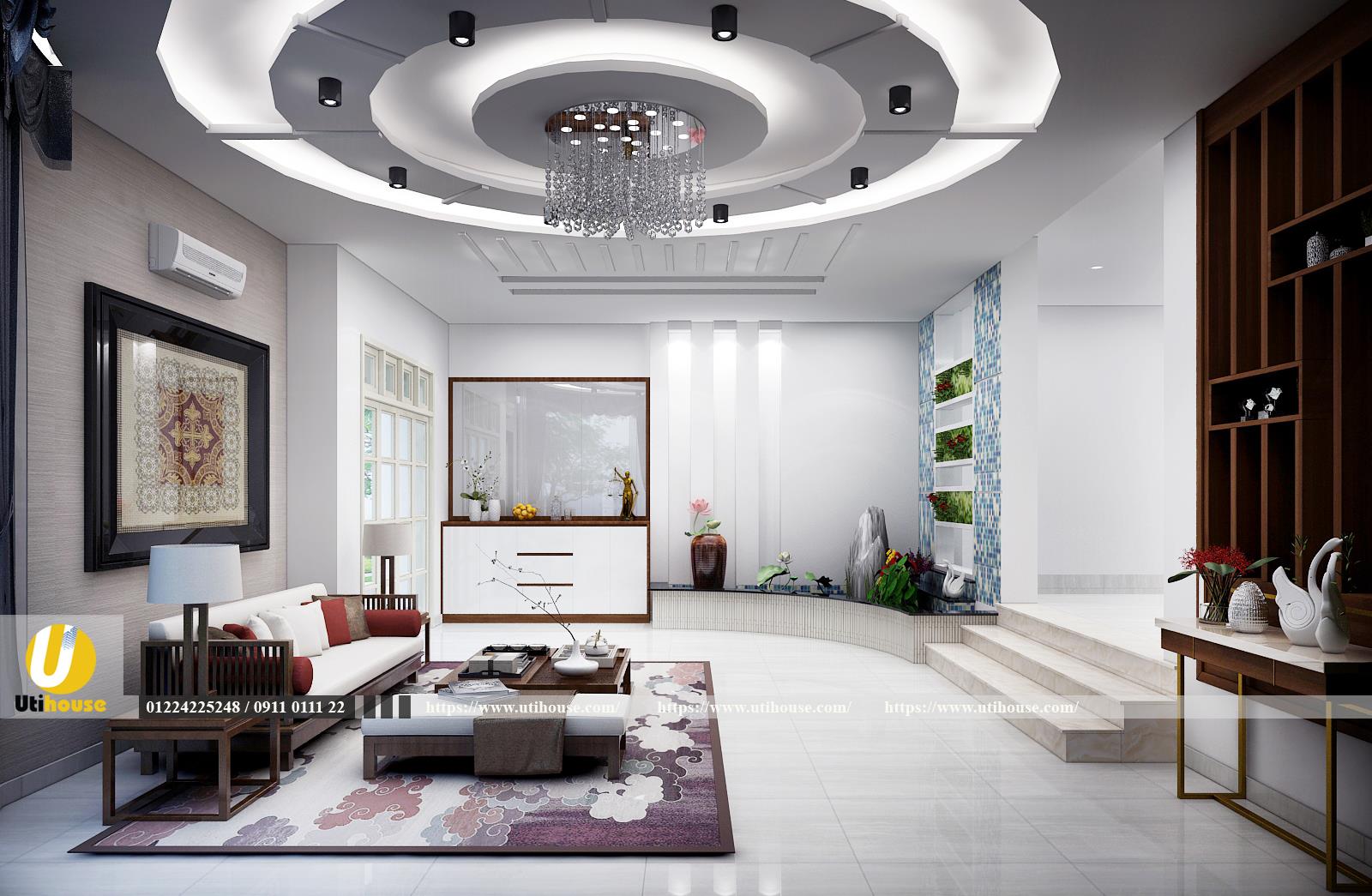 Phòng khách phong cách hiện đại